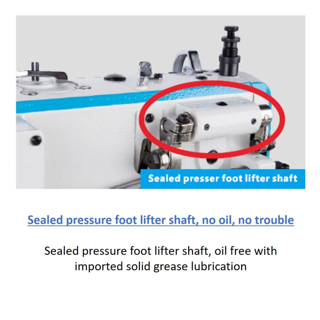 Jack H2CZ Top And Bottom Feeding Direct Drive Lockstitch Sewing