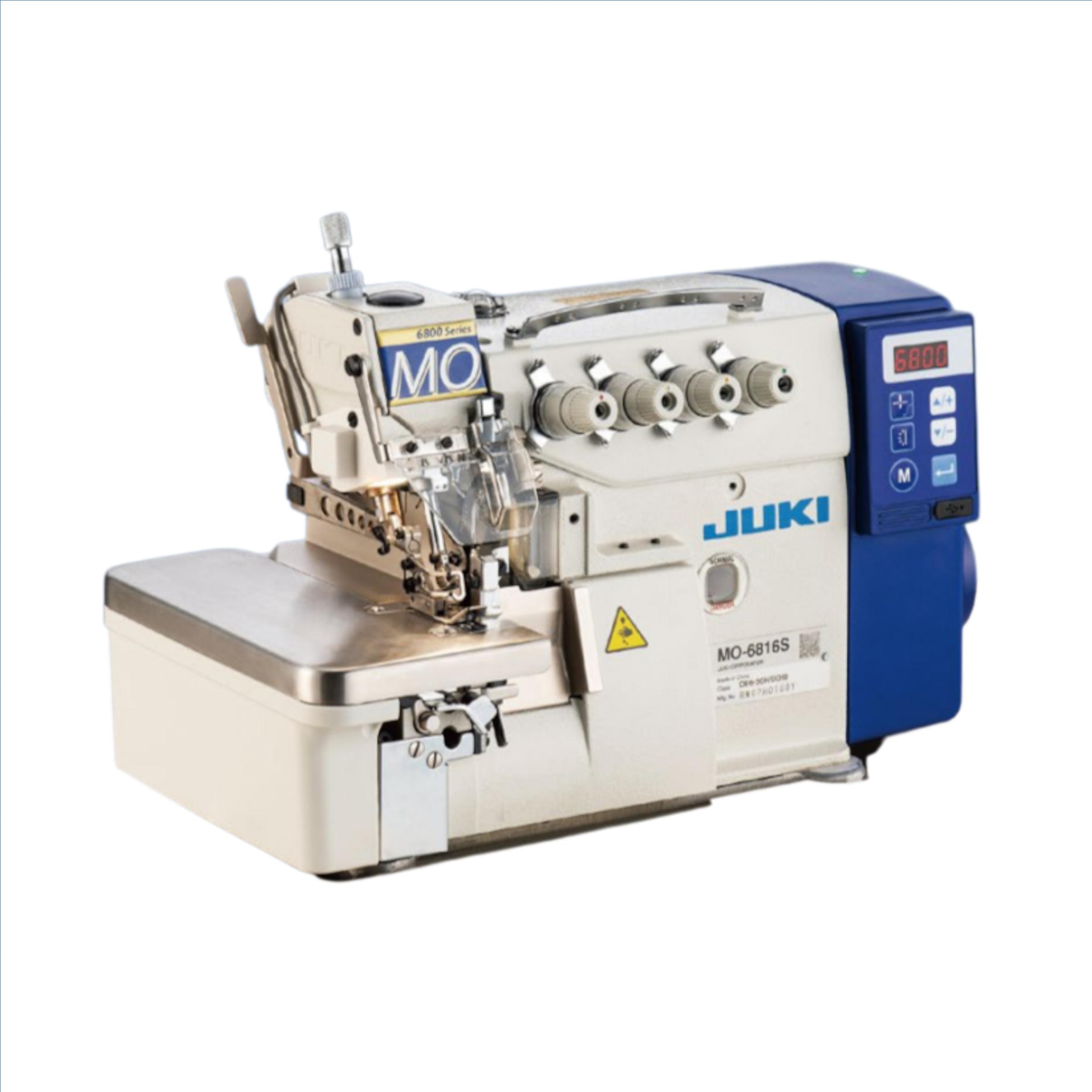Juki MO-6814S Four Thread Overlock Sewing Machine With Direct Drive Motor + Stand and Table