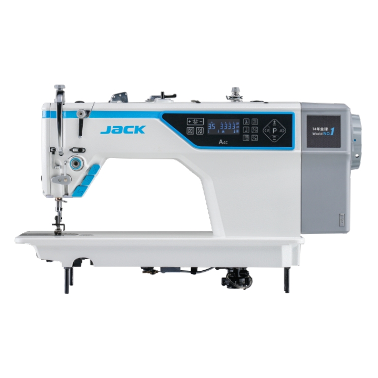 Jack A4C Automatic Thread Trimmer + Reverse + Foot Lifter | Single Needle Lockstitch Sewing Machine