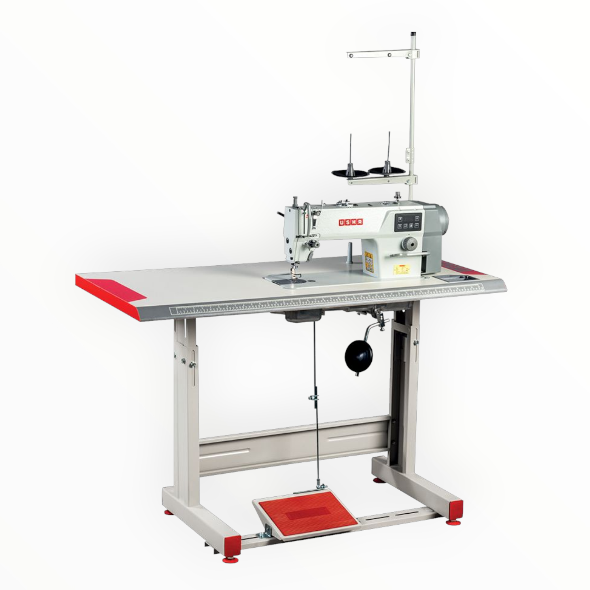 Usha S2E1 Auto Thread Trimmer Direct Drive Sewing Machine With Stand And Table